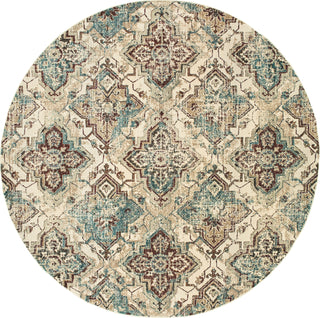 Oriental Weavers Empire 030J4 Ivory/ Gold Area Rug 7'10'' Round