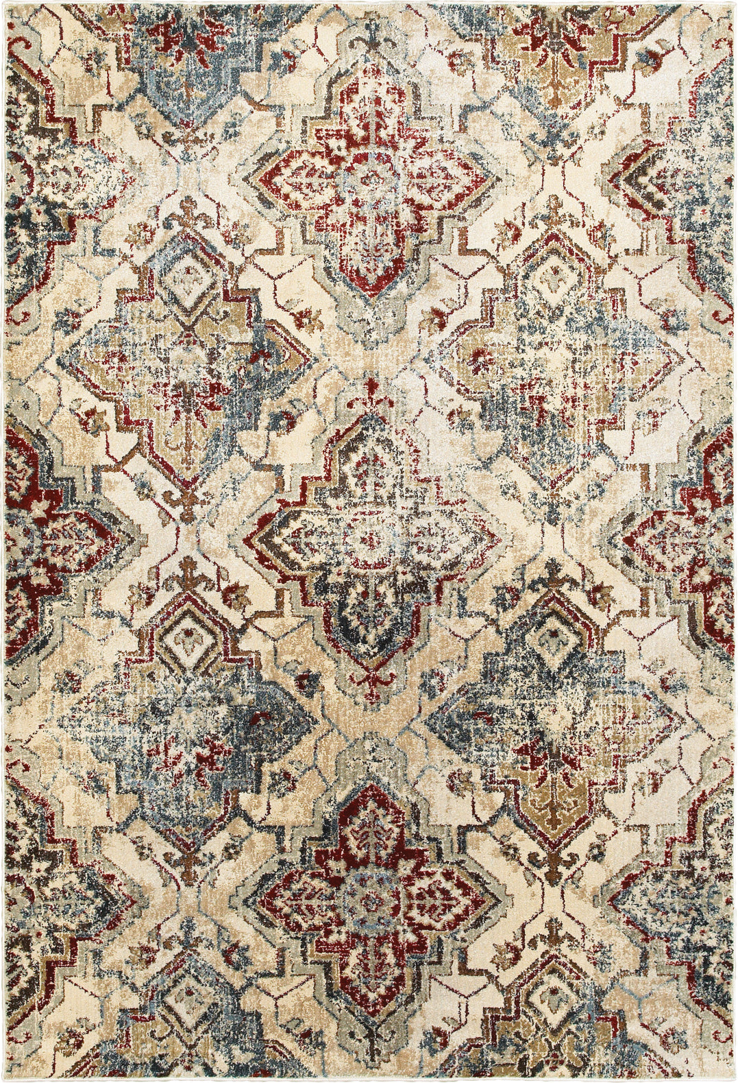 Oriental Weavers Empire 030J4 Ivory/ Gold Area Rug main image featured