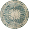 Oriental Weavers Empire 4445S Ivory/ Blue Area Rug Round