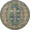 Oriental Weavers Empire 4449H Gold/ Blue Area Rug Round