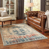 Oriental Weavers Empire 4449H Gold/ Blue Area Rug Room Scene Featured