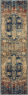 Oriental Weavers Empire 4449H Gold/ Blue Area Rug Runner