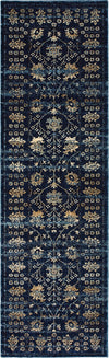 Oriental Weavers Empire 501L4 Navy/ Ivory Area Rug Runner