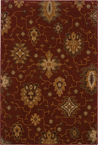 Oriental Weavers Ensley 8021R Red/ Gold Area Rug main image