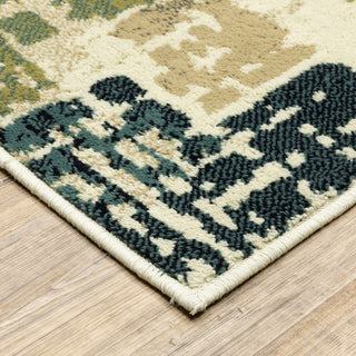 Oriental Weavers Evandale 9836A Beige/Multi Area Rug Corner Featured