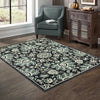 Oriental Weavers Evandale 9838B Navy/Ivory Area Rug Lifestyle Image Feature