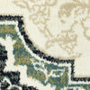 Oriental Weavers Evandale 9850B Ivory/Navy Area Rug Close-up Image