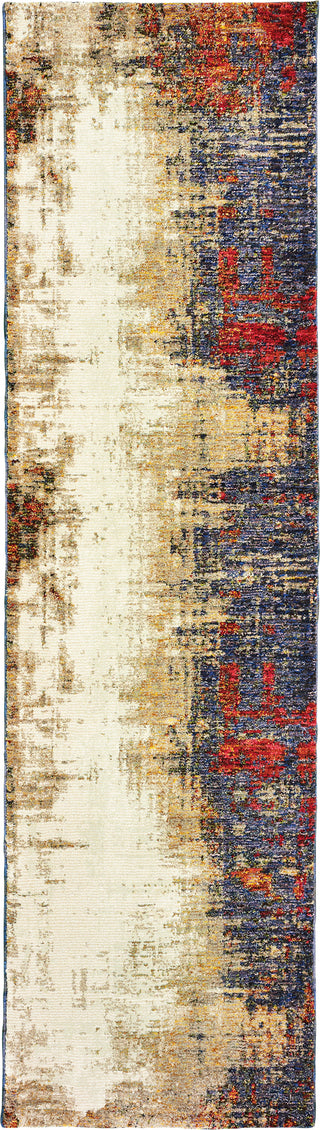 Oriental Weavers Evolution 8001A Ivory/ Multi Area Rug 2'3'' X 7'6'' Runner