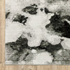 Oriental Weavers Evolution 8035B Charcoal/ White Area Rug Corner Image