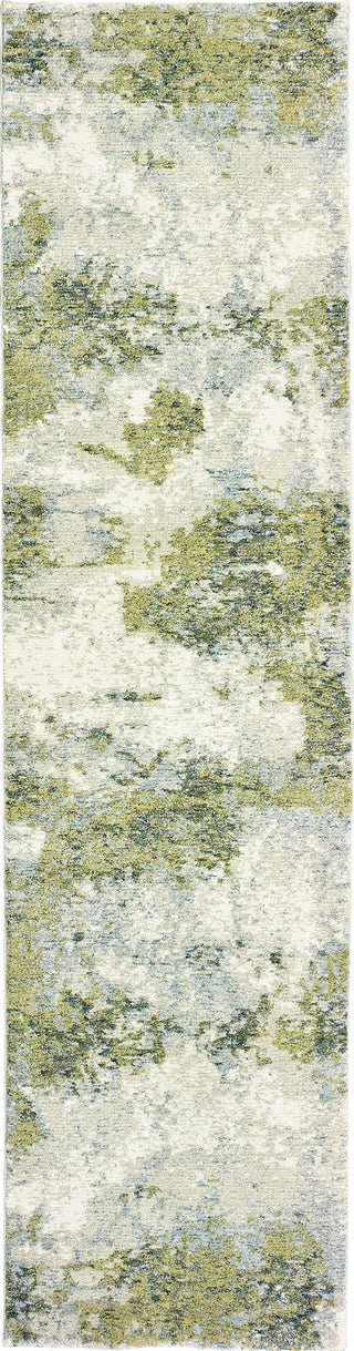 Oriental Weavers Evolution 8039E Blue/ Green Area Rug Runner