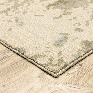 Oriental Weavers Evolution 0960A Beige/ Grey Area Rug Corner Image