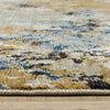 Oriental Weavers Evolution 0980A Blue/ Gold Area Rug Pile Image