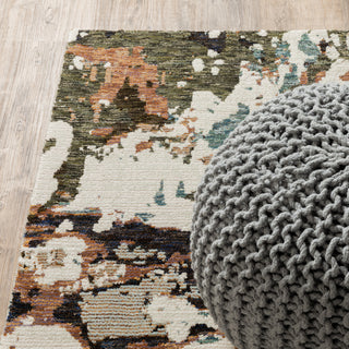 Oriental Weavers Evolution 0981A Ivory/ Multi Area Rug Corner Featured