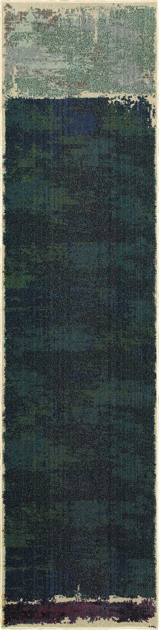 Pantone Universe Expressions 5501G Blue/Green Area Rug Runner