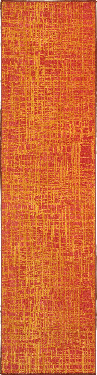 Pantone Universe Expressions 5998O Orange/Yellow Area Rug Runner