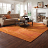 Pantone Universe Expressions 5998O Orange/Yellow Area Rug Roomshot Feature