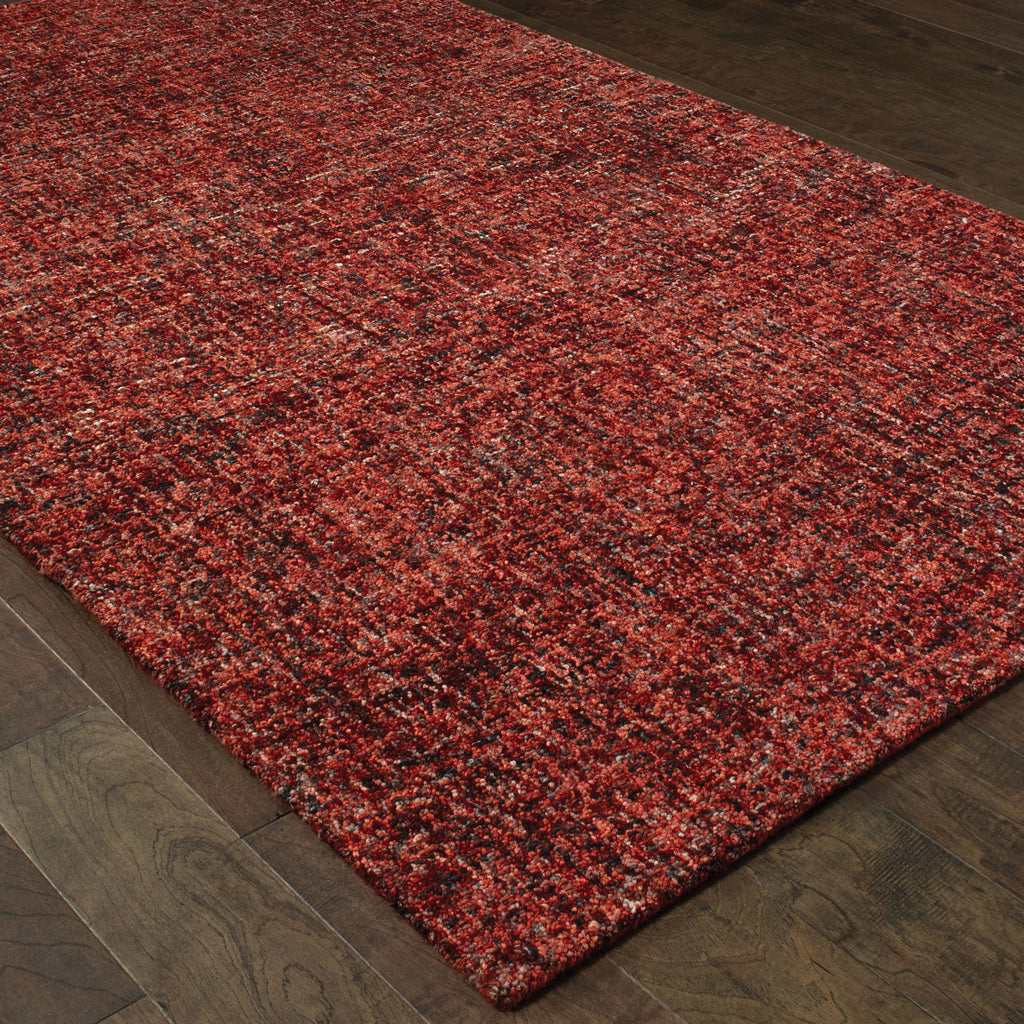 Oriental Weavers Finley 86001 Red/ Rust Area Rug Detail Shot Feature
