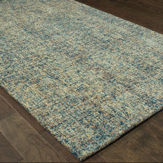 Oriental Weavers Finley 86002 Blue/ Green Area Rug On Wood