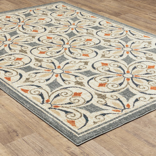 Oriental Weavers Fiona 001Y6 Blue/ Beige Area Rug Alternate Image