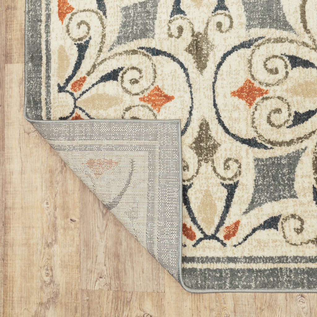 Oriental Weavers Fiona 001Y6 Blue/ Beige Area Rug Incredible Rugs and