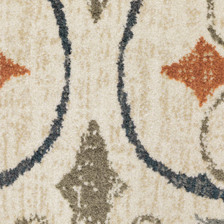 Oriental Weavers Fiona 001Y6 Blue/ Beige Area Rug Close-up Image