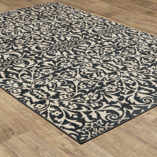 Oriental Weavers Fiona 5501B Blue/ Ivory Area Rug Alternate Image