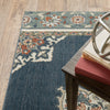 Oriental Weavers Fiona 5570X Blue/ Beige Area Rug Corner Room Scene 2