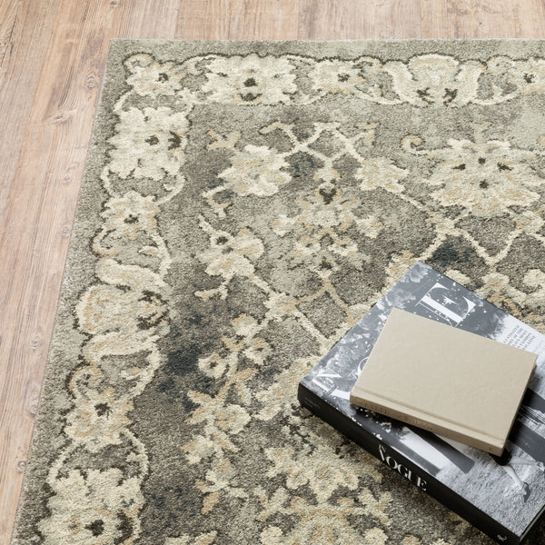 Oriental Weavers Florence 1002E Grey/ Beige Area Rug Incredible Rugs