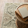 Oriental Weavers Florence 270H6 Ivory/ Grey Area Rug Corner On Wood