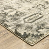 Oriental Weavers Florence 4333W Charcoal/ Ivory Area Rug Corner Image