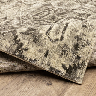 Oriental Weavers Florence 4333W Charcoal/ Ivory Area Rug Backing Image