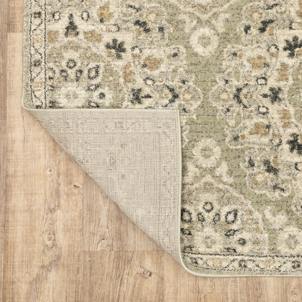 Oriental Weavers Florence 4334E Green/ Ivory Area Rug Incredible Rugs