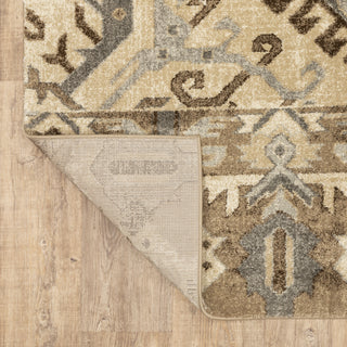 Oriental Weavers Florence 5090D Beige/ Gold Area Rug Backing Image