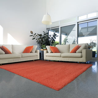 Pantone Universe Focus 4849D Orange/ Orange Area Rug main image