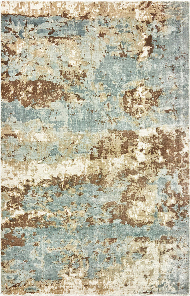 Oriental Weavers Formations 70001 Blue Brown Area Rug main image