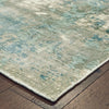 Oriental Weavers Formations 70005 Blue Grey Area Rug Corner Image