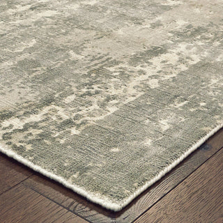 Oriental Weavers Formations 70006 Grey Ivory Area Rug Corner Image