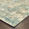 Oriental Weavers Formations 70007 Blue Green Area Rug Corner Image