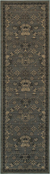 Oriental Weavers Foundry 4923E Grey/ Charcoal Area Rug Runner
