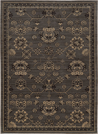 Oriental Weavers Foundry 4923E Grey/ Charcoal Area Rug main image