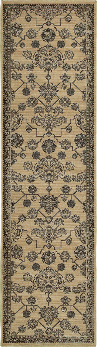 Oriental Weavers Foundry 4923W Beige/ Grey Area Rug Runner