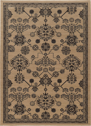 Oriental Weavers Foundry 4923W Beige/ Grey Area Rug main image