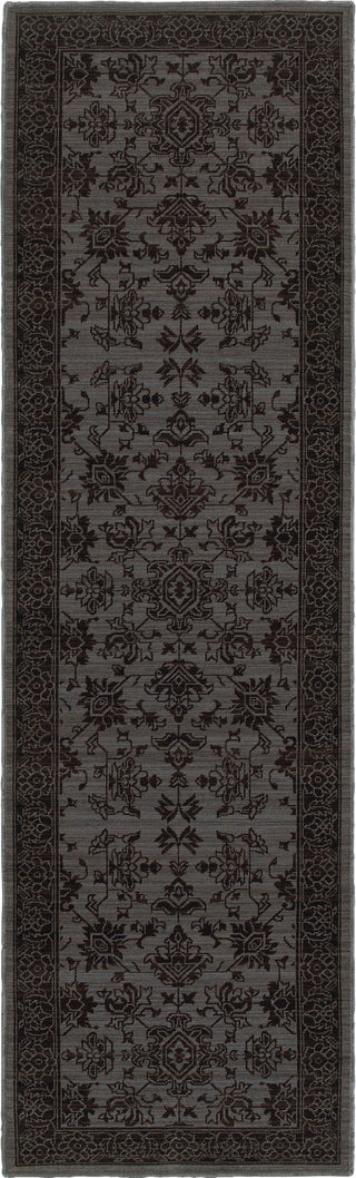 Oriental Weavers Foundry 597E5 Blue/ Grey Area Rug Runner