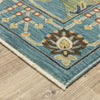 Oriental Weavers Francesca FR01E Blue/Multi Area Rug Corner Image