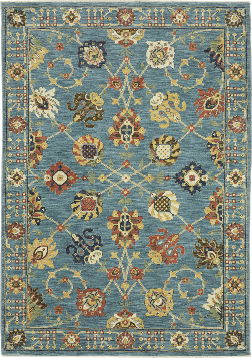 Oriental Weavers Francesca FR01E Blue/Multi Area Rug
