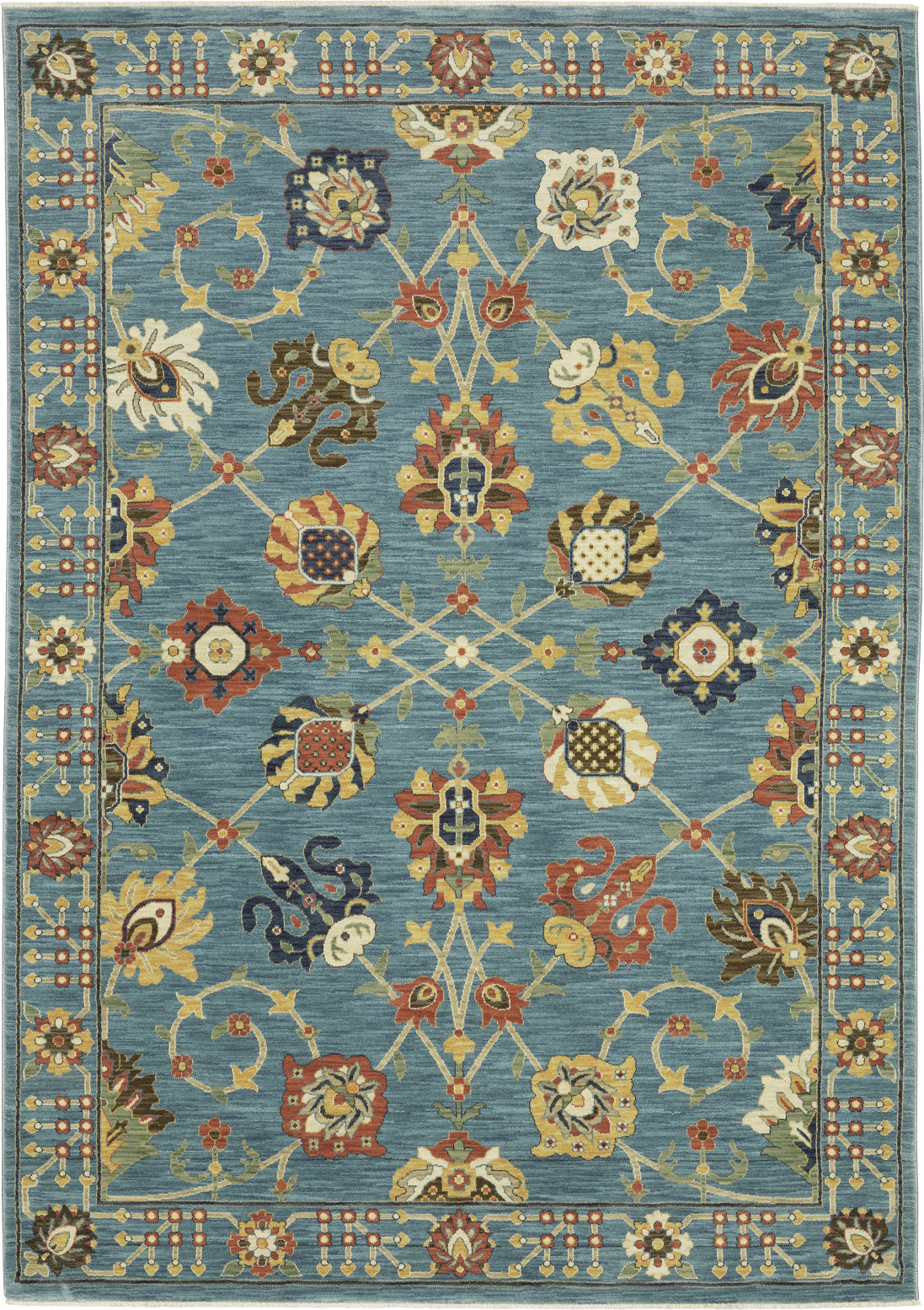 Oriental Weavers Francesca FR01E Blue/Multi Area Rug main image