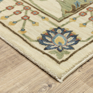Oriental Weavers Francesca FR01G Ivory/Multi Area Rug Corner Image