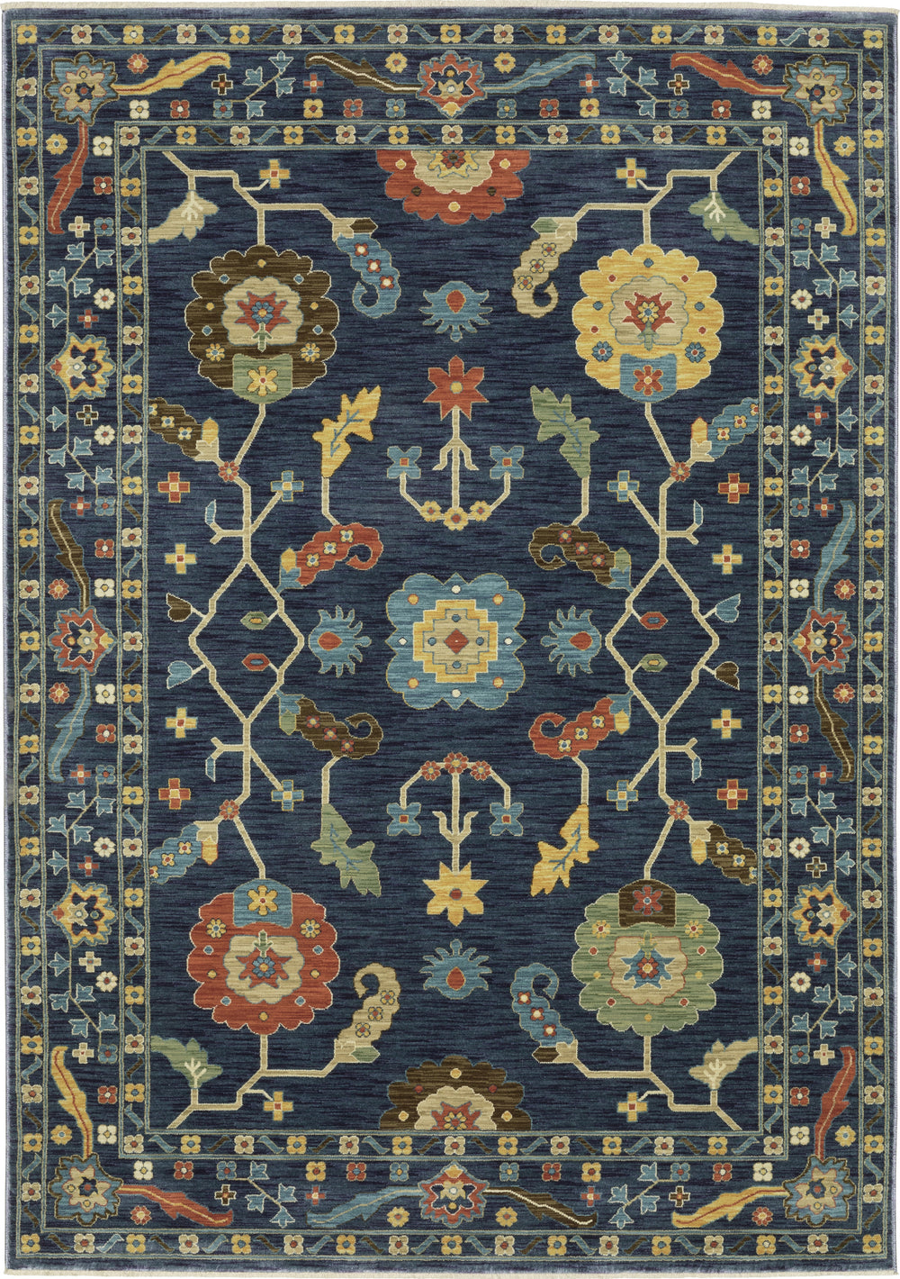 Oriental Weavers Francesca FR03F Blue/Multi Area Rug