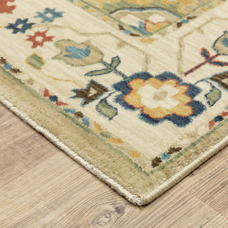 Oriental Weavers Francesca FR04E Beige/Multi Area Rug Corner Image