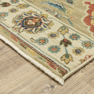 Oriental Weavers Francesca FR05D Beige/Multi Area Rug Corner Image